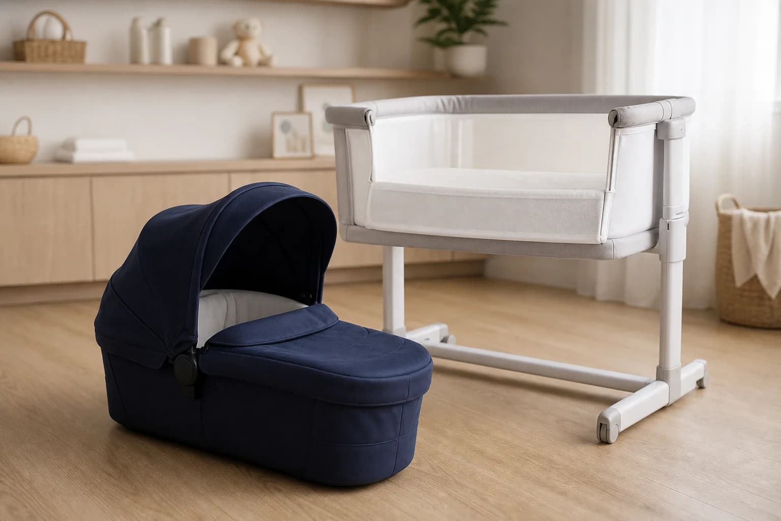 Professional bassinet, carrycot and bedside crib cleaning service